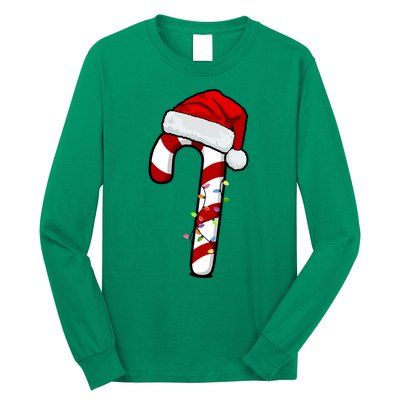 Christmas Candy Cane Holiday Long Sleeve Shirt