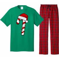 Christmas Candy Cane Holiday Pajama Set