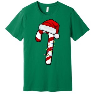 Christmas Candy Cane Holiday Premium T-Shirt