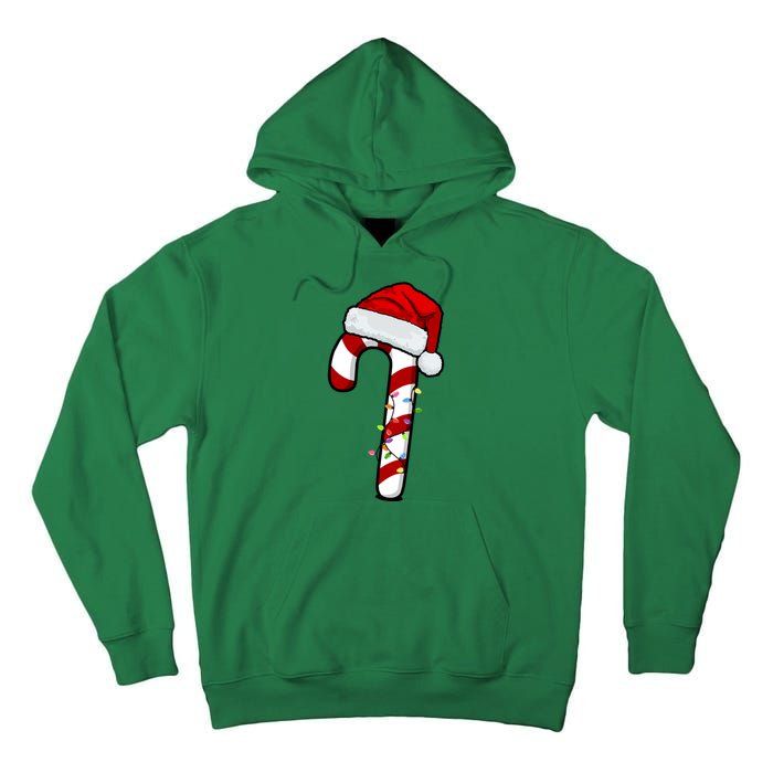 Christmas Candy Cane Holiday Tall Hoodie