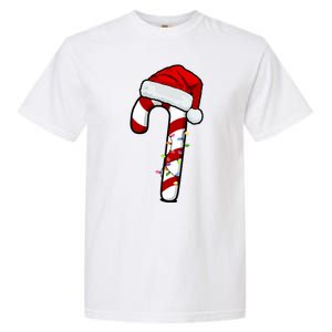 Christmas Candy Cane Holiday Garment-Dyed Heavyweight T-Shirt