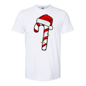 Christmas Candy Cane Holiday Softstyle CVC T-Shirt