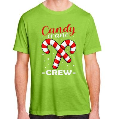 Candy Cane Crew Matching Christmas Pajama Cool Xmas Pj Adult ChromaSoft Performance T-Shirt