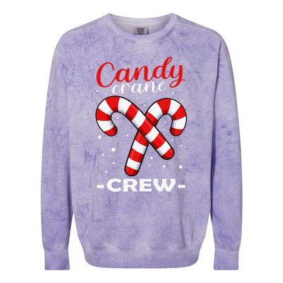 Candy Cane Crew Matching Christmas Pajama Cool Xmas Pj Colorblast Crewneck Sweatshirt