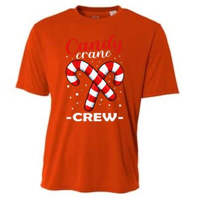 Candy Cane Crew Matching Christmas Pajama Cool Xmas Pj Cooling Performance Crew T-Shirt