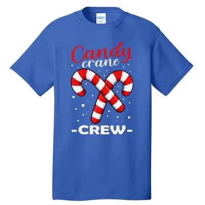 Candy Cane Crew Matching Christmas Pajama Cool Xmas Pj Tall T-Shirt