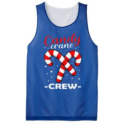 Candy Cane Crew Matching Christmas Pajama Cool Xmas Pj Mesh Reversible Basketball Jersey Tank