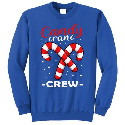 Candy Cane Crew Matching Christmas Pajama Cool Xmas Pj Tall Sweatshirt