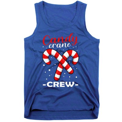 Candy Cane Crew Matching Christmas Pajama Cool Xmas Pj Tank Top