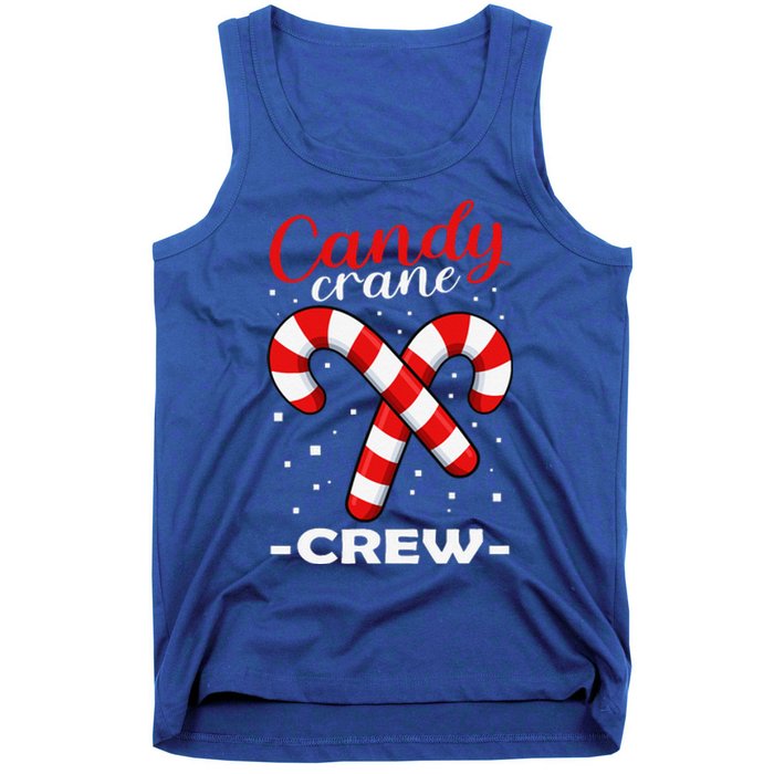 Candy Cane Crew Matching Christmas Pajama Cool Xmas Pj Tank Top