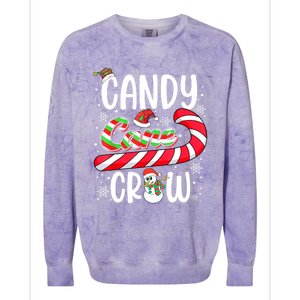 Candy Cane Crew Christmas Xmas Love Candy Girls Colorblast Crewneck Sweatshirt