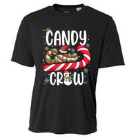 Candy Cane Crew Christmas Xmas Love Candy Girls Cooling Performance Crew T-Shirt