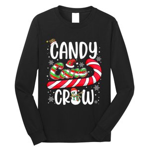 Candy Cane Crew Christmas Xmas Love Candy Girls Long Sleeve Shirt