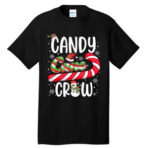 Candy Cane Crew Christmas Xmas Love Candy Girls Tall T-Shirt