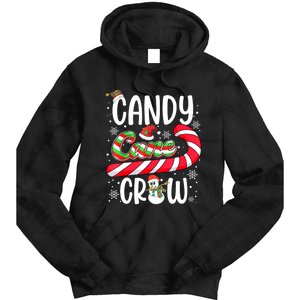 Candy Cane Crew Christmas Xmas Love Candy Girls Tie Dye Hoodie