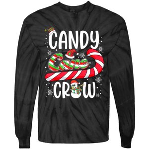 Candy Cane Crew Christmas Xmas Love Candy Girls Tie-Dye Long Sleeve Shirt