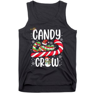 Candy Cane Crew Christmas Xmas Love Candy Girls Tank Top