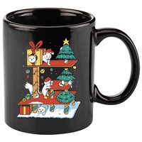 Cathouse Christmas Cat Tree 11oz C Handle Ceramic Mug