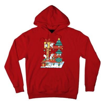 Cathouse Christmas Cat Tree Tall Hoodie