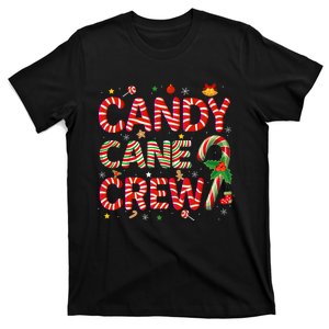 Candy Cane Crew Funny Christmas Candy Lover Xmas Pajamas T-Shirt