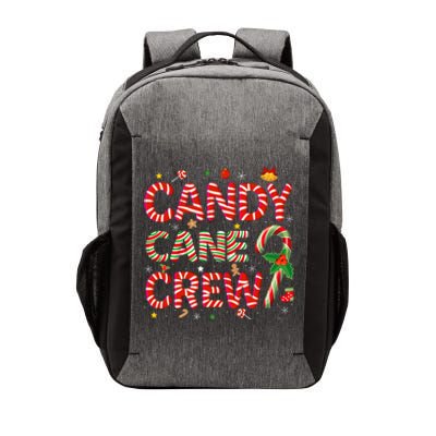 Candy Cane Crew Funny Christmas Candy Lover Xmas Pajamas Vector Backpack