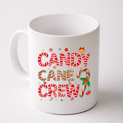 Candy Cane Crew Funny Christmas Candy Lover Xmas Pajamas Coffee Mug