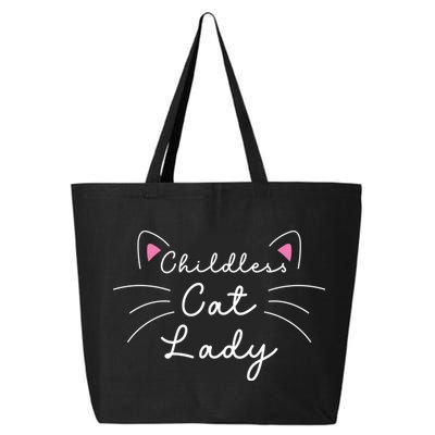Cute Childless Cat Ladies Childless Cat Lady 25L Jumbo Tote