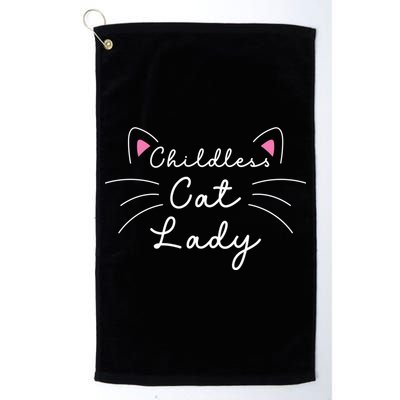 Cute Childless Cat Ladies Childless Cat Lady Golf Towel