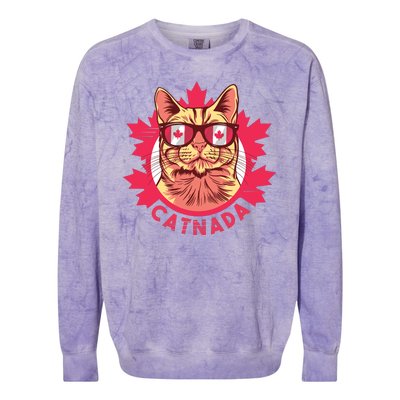 Canadian Cat Colorblast Crewneck Sweatshirt