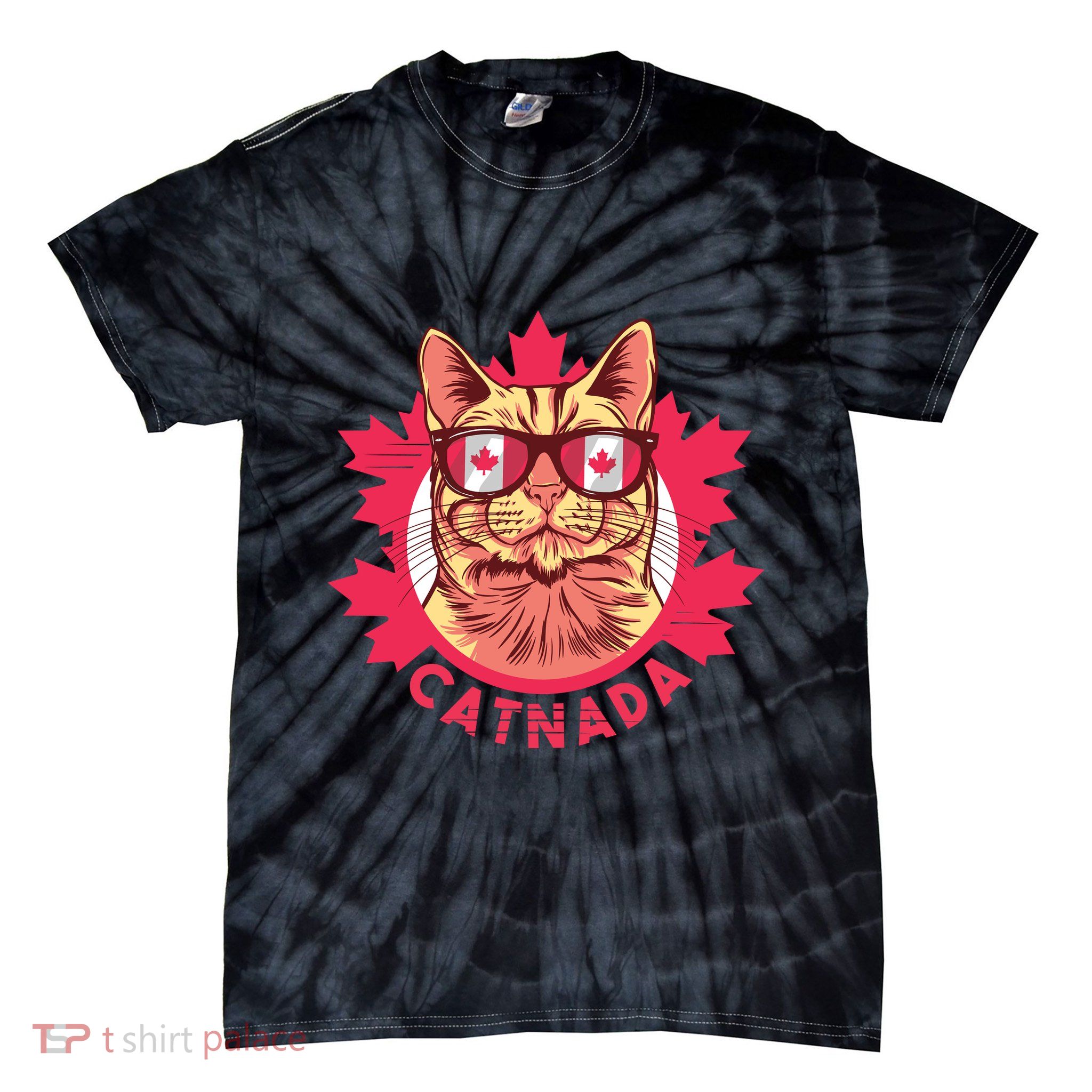 Canadian Cat Tie-Dye T-Shirt
