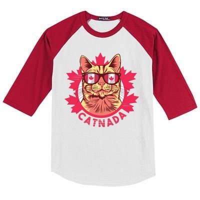 Canadian Cat Kids Colorblock Raglan Jersey