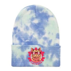 Canadian Cat Tie Dye 12in Knit Beanie