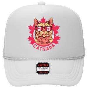 Canadian Cat High Crown Mesh Back Trucker Hat