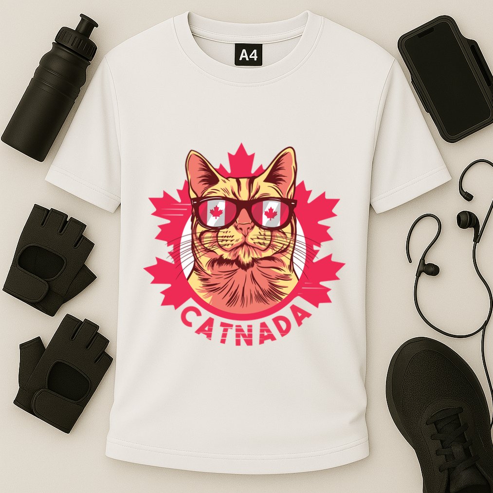 Canadian Cat Cooling Performance Crew T-Shirt