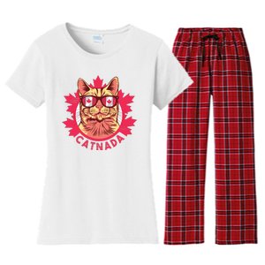 Canadian Cat Women's Flannel Pajama Set