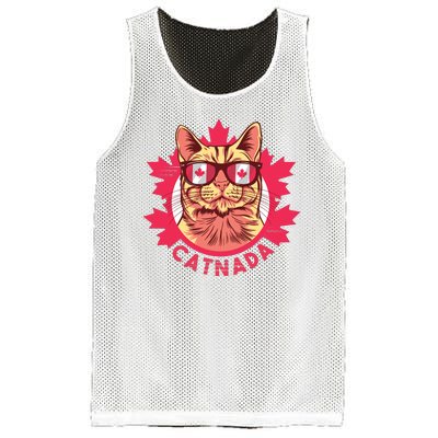 Canadian Cat Mesh Reversible Basketball Jersey Tank