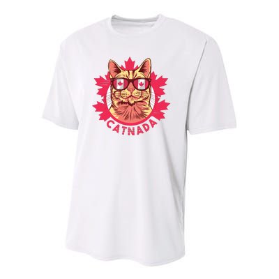 Canadian Cat Youth Performance Sprint T-Shirt