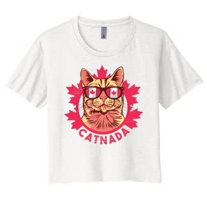 Canadian Cat Women's Crop Top Tee