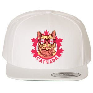 Canadian Cat Wool Snapback Cap