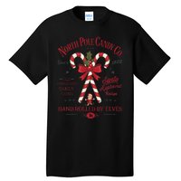 Candy Cane Company Elf Christmas Old Fashioned North Pole Tall T-Shirt