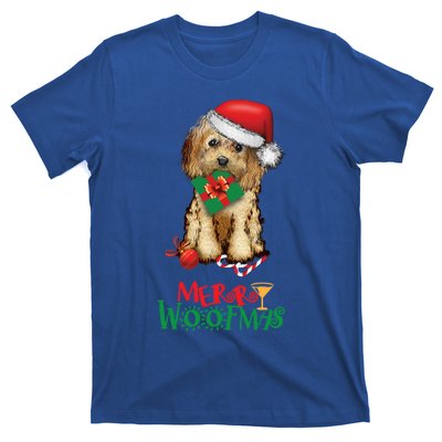 Christmas Cockapoo Cavapoo Doodle Santa Merry Woofmas Gift T-Shirt