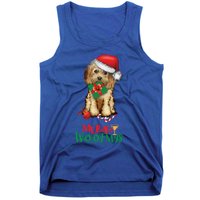 Christmas Cockapoo Cavapoo Doodle Santa Merry Woofmas Gift Tank Top