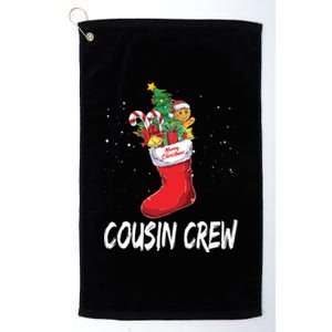 Cousin Crew Christmas Sock Xmas Family Matching Pajama Gift Platinum Collection Golf Towel