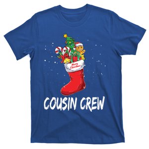 Cousin Crew Christmas Sock Xmas Family Matching Pajama Gift T-Shirt