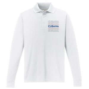 Cubana Classic Performance Long Sleeve Polo