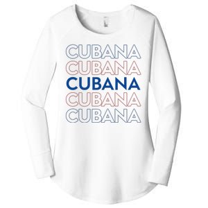 Cubana Classic Women's Perfect Tri Tunic Long Sleeve Shirt