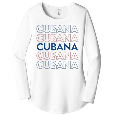 Cubana Classic Women's Perfect Tri Tunic Long Sleeve Shirt