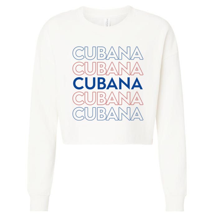 Cubana Classic Cropped Pullover Crew