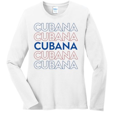 Cubana Classic Ladies Long Sleeve Shirt