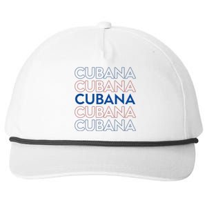 Cubana Classic Snapback Five-Panel Rope Hat